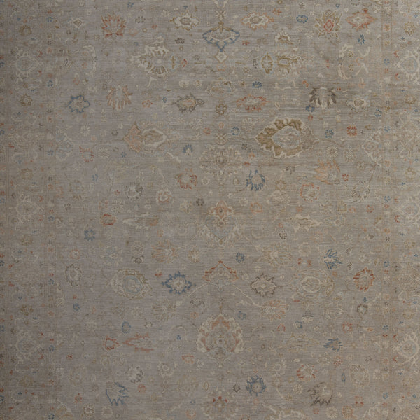 Transitional Handknotted Silk Rug - 8' x 10'