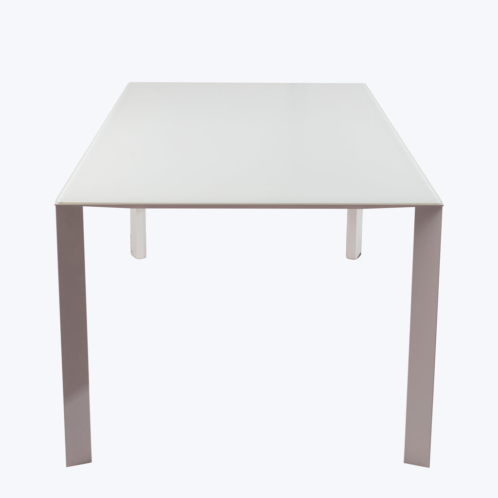 Blanc Glass Dining Table