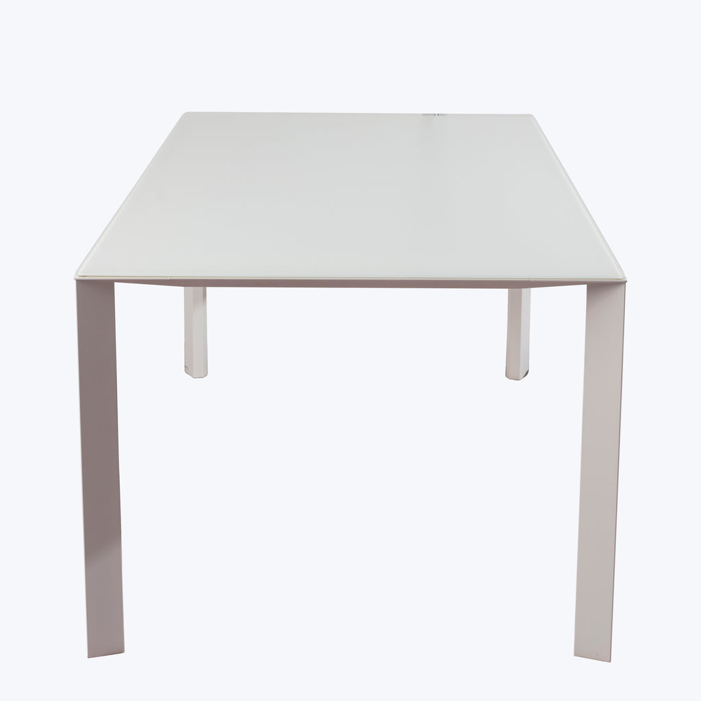 Blanc Glass Dining Table