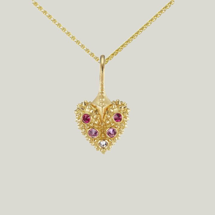 Pierce Your Heart Mini Ombre Necklace
