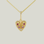 Pierce Your Heart Mini Ombre Necklace