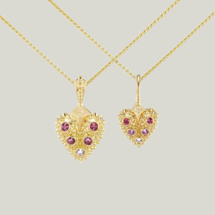 Pierce Your Heart Mini Ombre Necklace