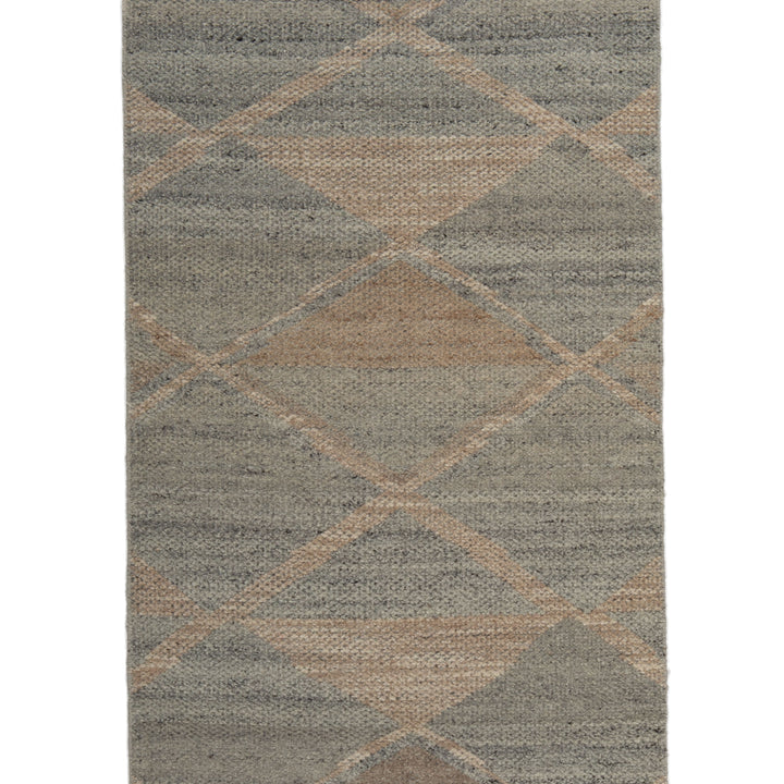 Modern Handknotted Wool Rug - 2'9" x 12'