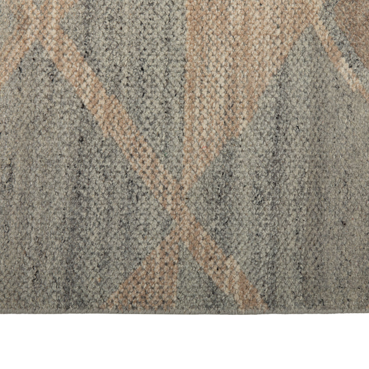 Modern Handknotted Wool Rug - 2'9" x 12'