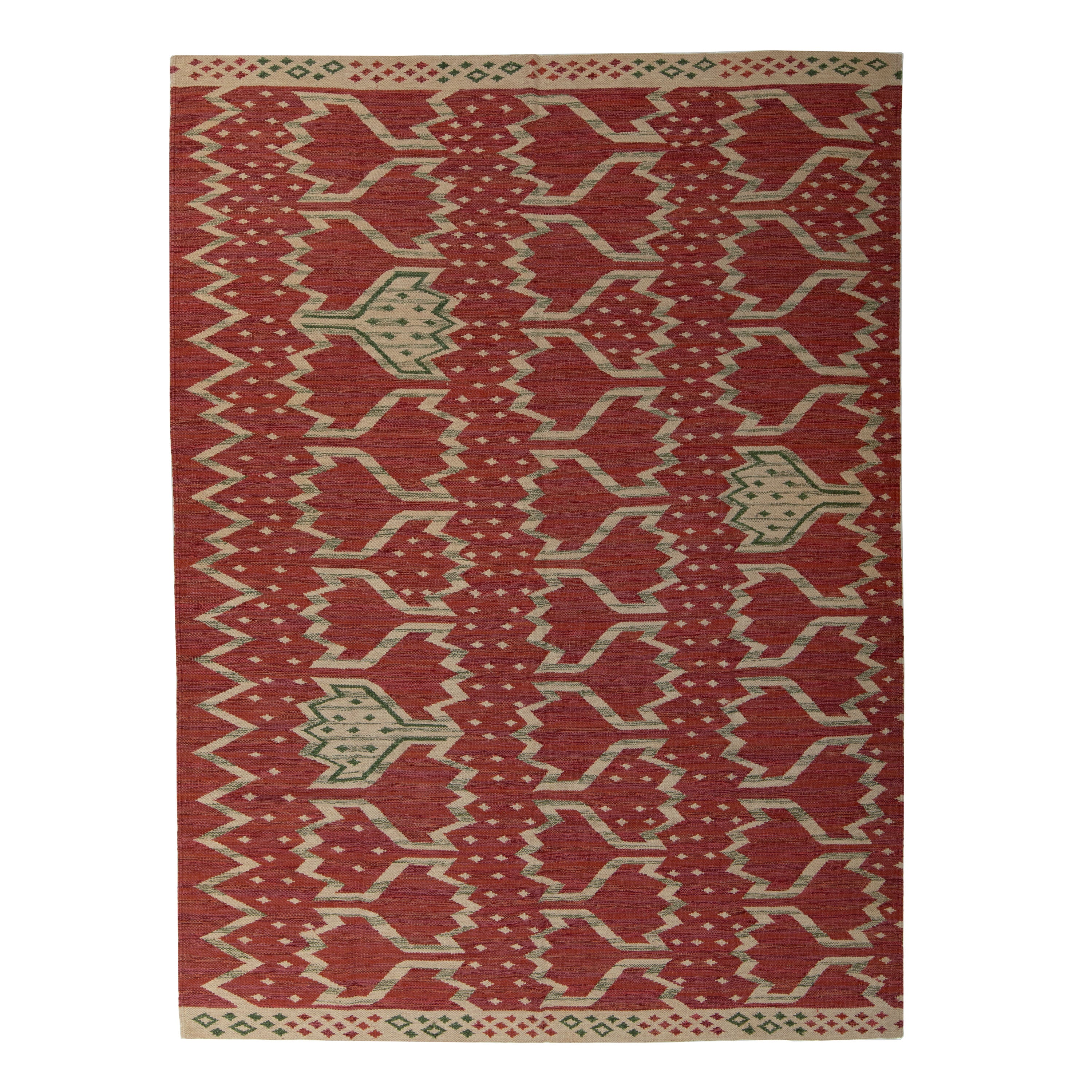 Swedish Inspired Kilim - 8'1 x 10'9"