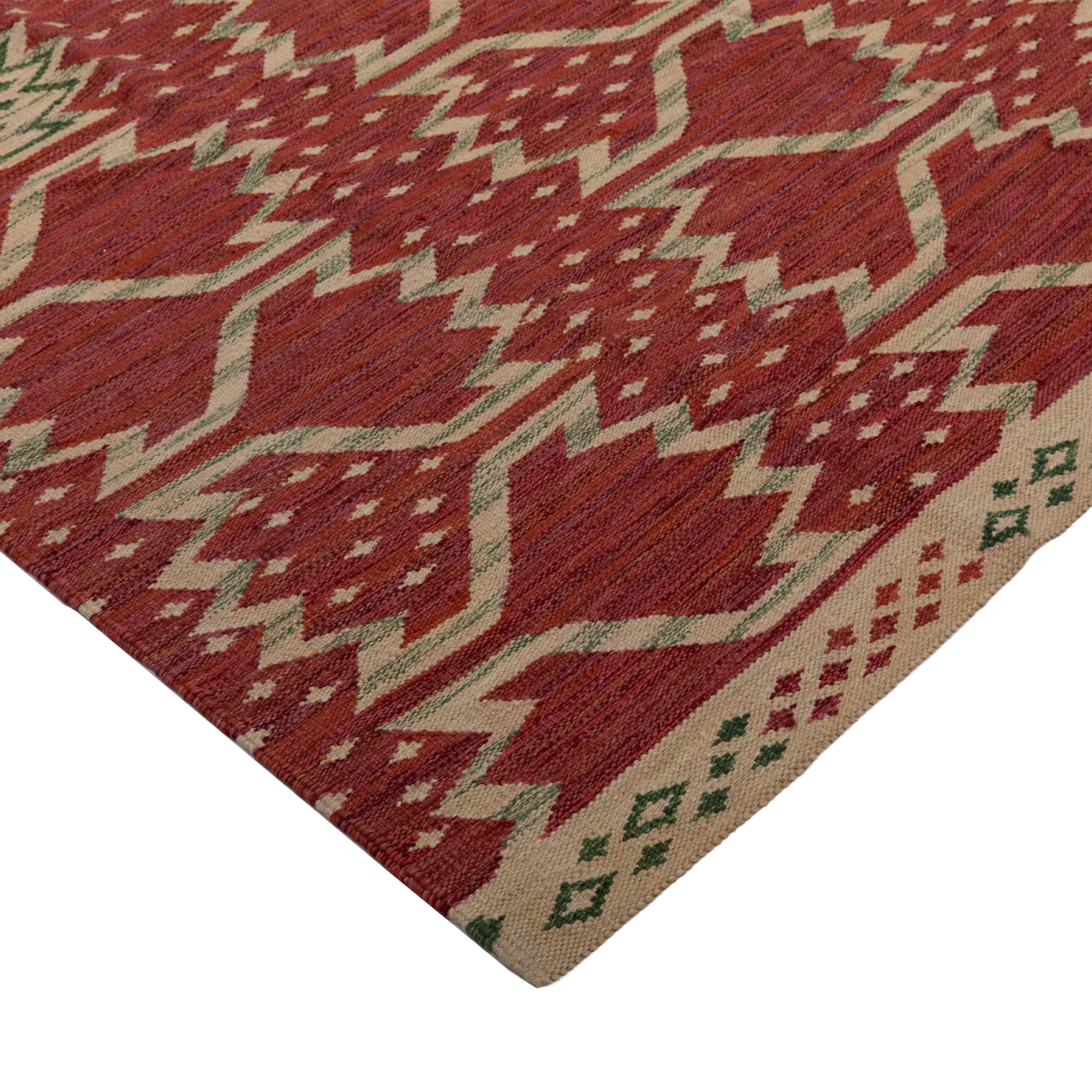 Swedish Inspired Kilim - 8'1 x 10'9"