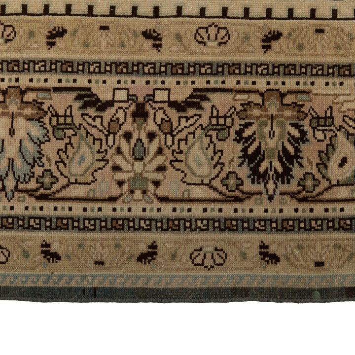 Floral Antique Wool Rug - 11' x 13'4"