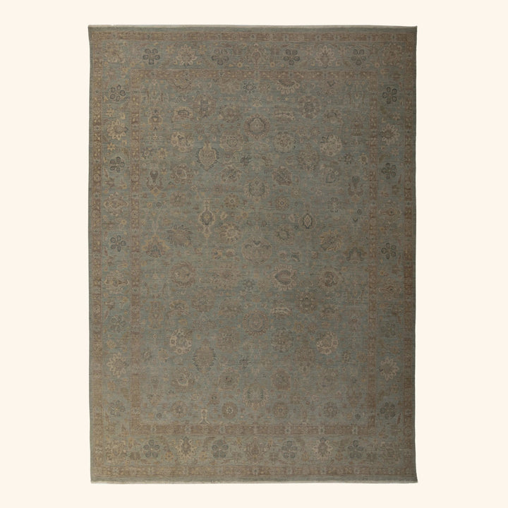 Transitional Wool Rug - 8'11" x 11'10"