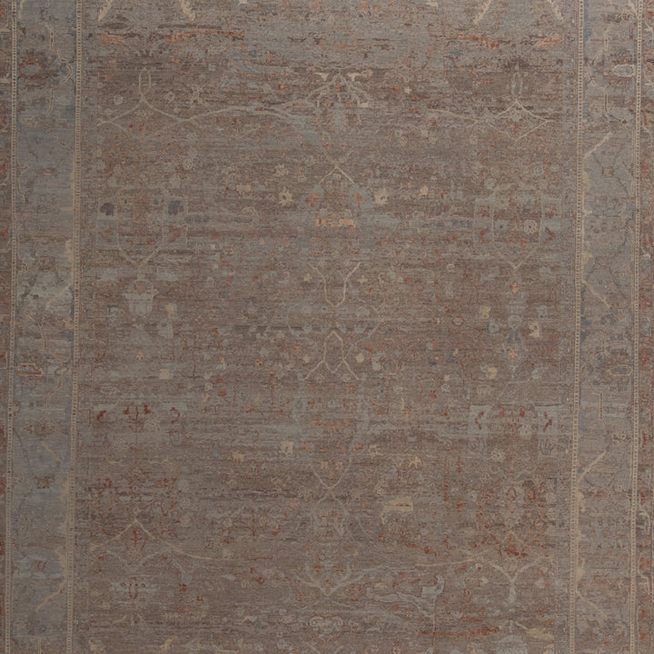 Transitional Wool & Silk Rug - 10' x 14'3"