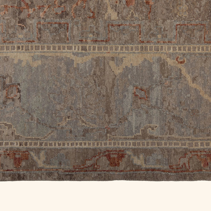 Transitional Wool & Silk Rug - 10' x 14'3"