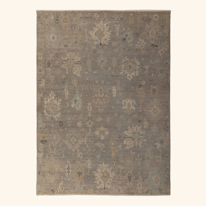 Transitional Wool Rug - 8'10" x 11'8"