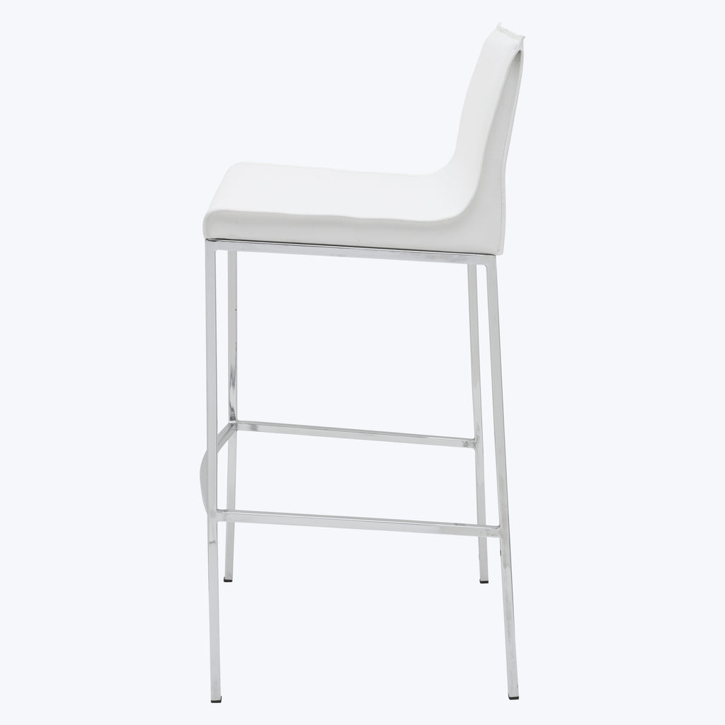 Colter Stool Counter Stool / White