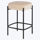 Inna Backless Bar and Counter Stool Counter Stool / Almond