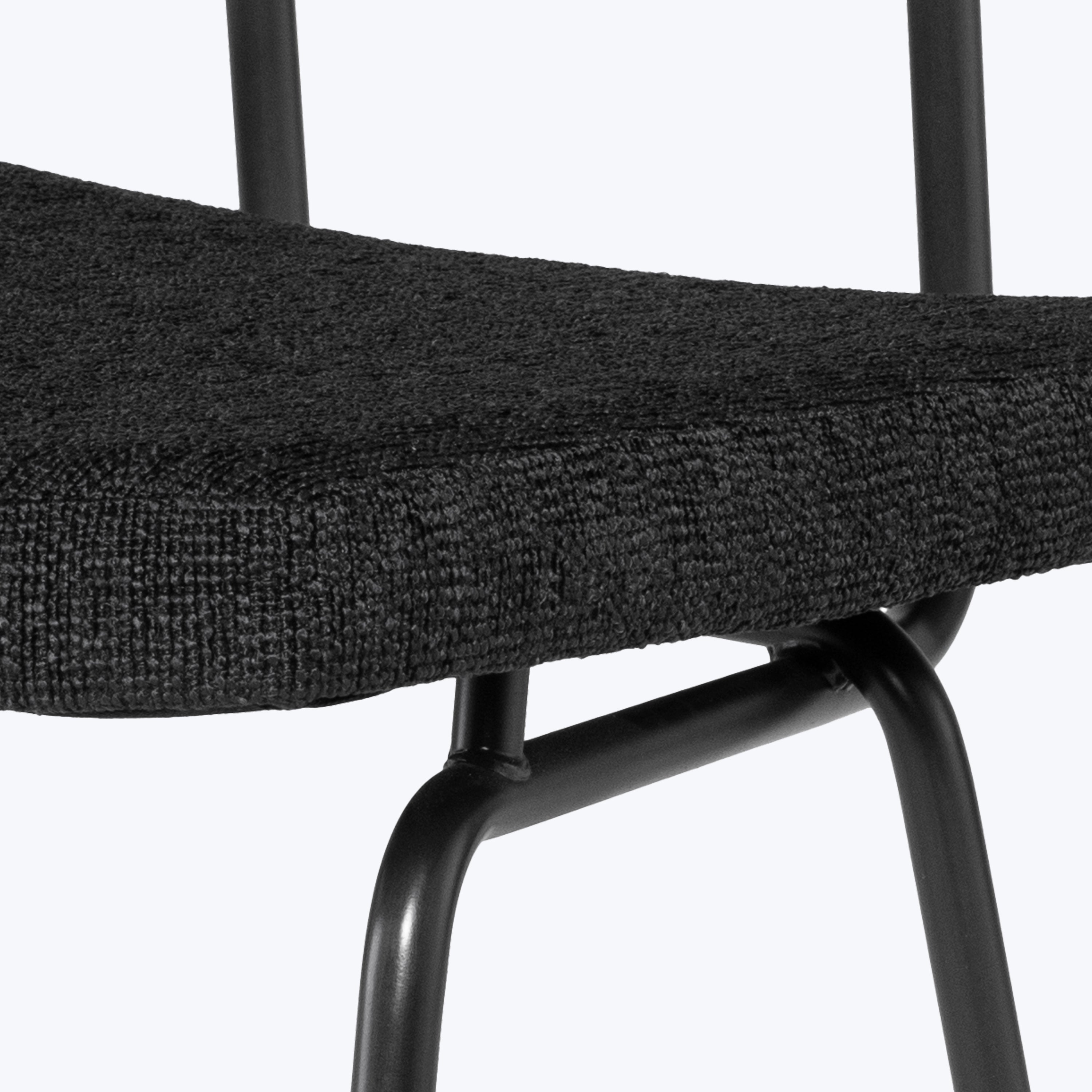 Soli Stool Bar Stool / Activated Charcoal