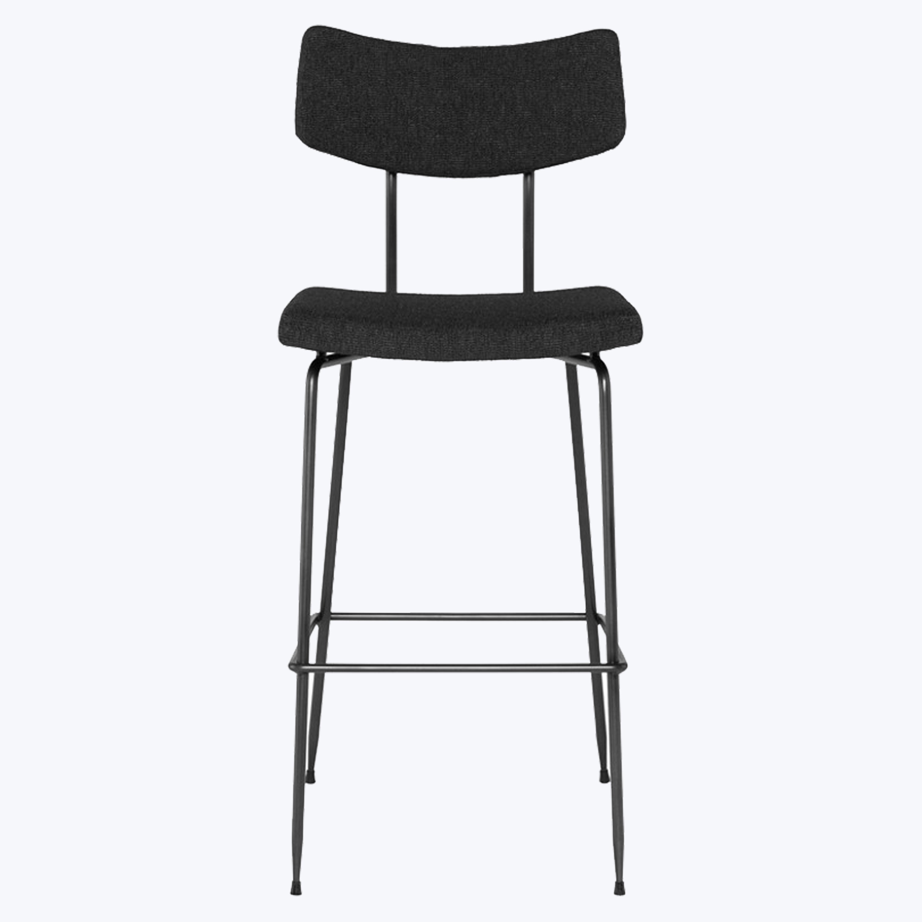 Soli Bar and Counter Stool Bar Stool / Activated Charcoal