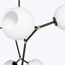 Atom 8-Light Fixture White