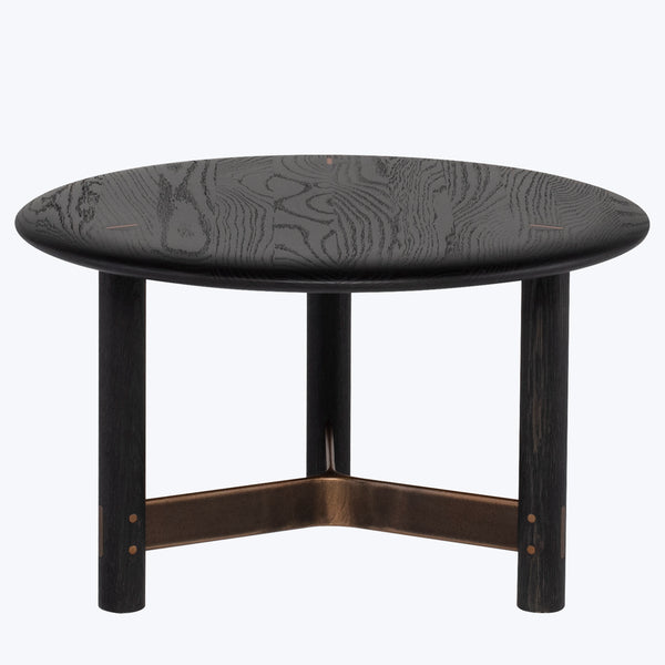 Stilt Round Coffee Table 24" / Ebonized