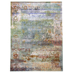 Multicolored Alchemy Silk Rug - 8'10" x 11'10"