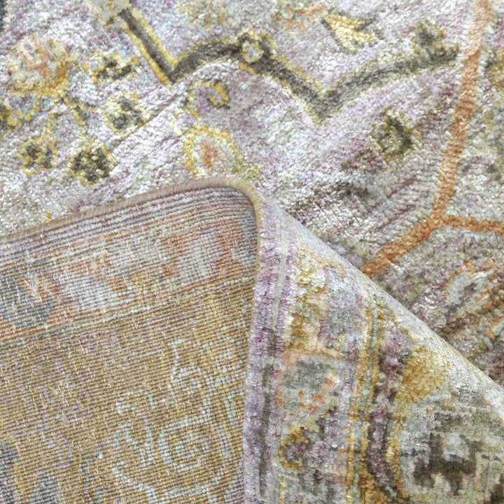 Yellow Transitional Alchemy Silk Rug - 7'9" x 9'8"