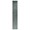 Blue Transitional Wool Rug - 2'7" x 15'8"