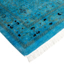 Blue Transitional Wool Rug - 2'7" x 11'10"