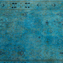 Blue Transitional Wool Rug - 2'7" x 11'10"