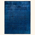 Blue Transitional Wool Rug - 8'1" x 10'1"