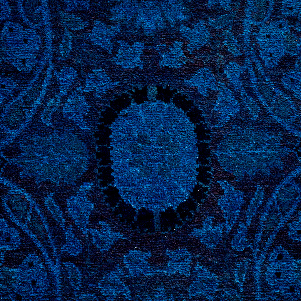 Blue Transitional Wool Rug - 8'1" x 10'1"