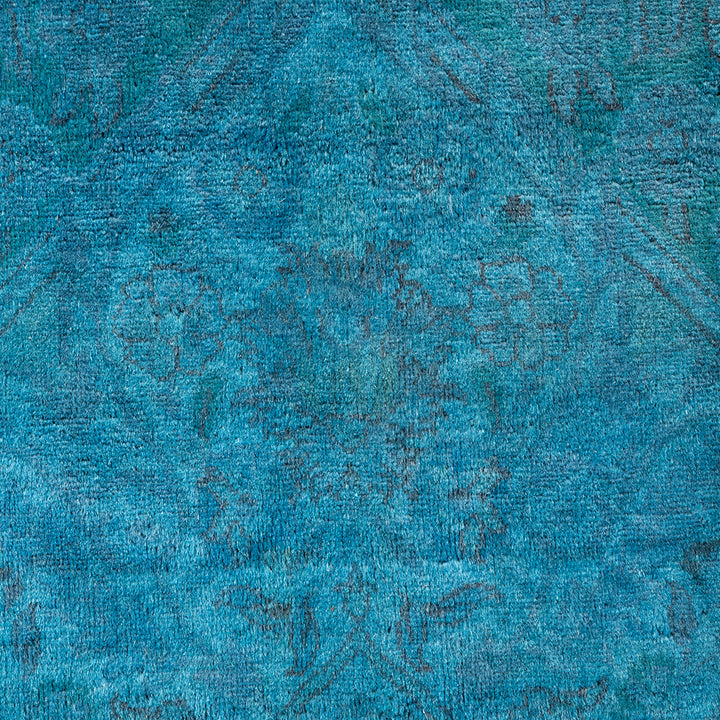 Blue Transitional Wool Rug - 10'2" x 13'10"