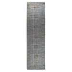 Grey Transitional Wool Rug - 2'8" x 10'1"