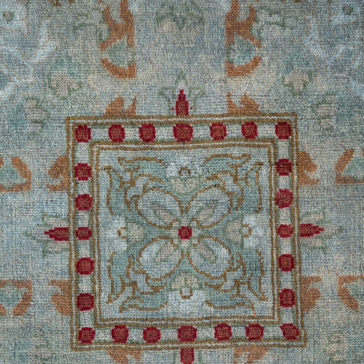 Grey Transitional Wool Rug - 2'8" x 10'1"