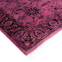 Pink Transitional Wool Rug - 3' x 13'1"