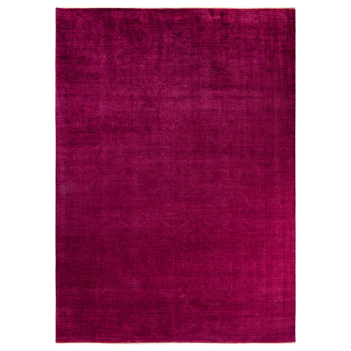Purple Transitional Wool Rug - 10' x 13'8"