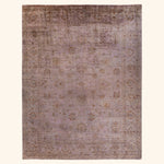 Pink Transitional Wool Rug - 7'8" x 9'8"