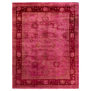 Pink Transitional Wool Rug - 8'1" x 10'4"