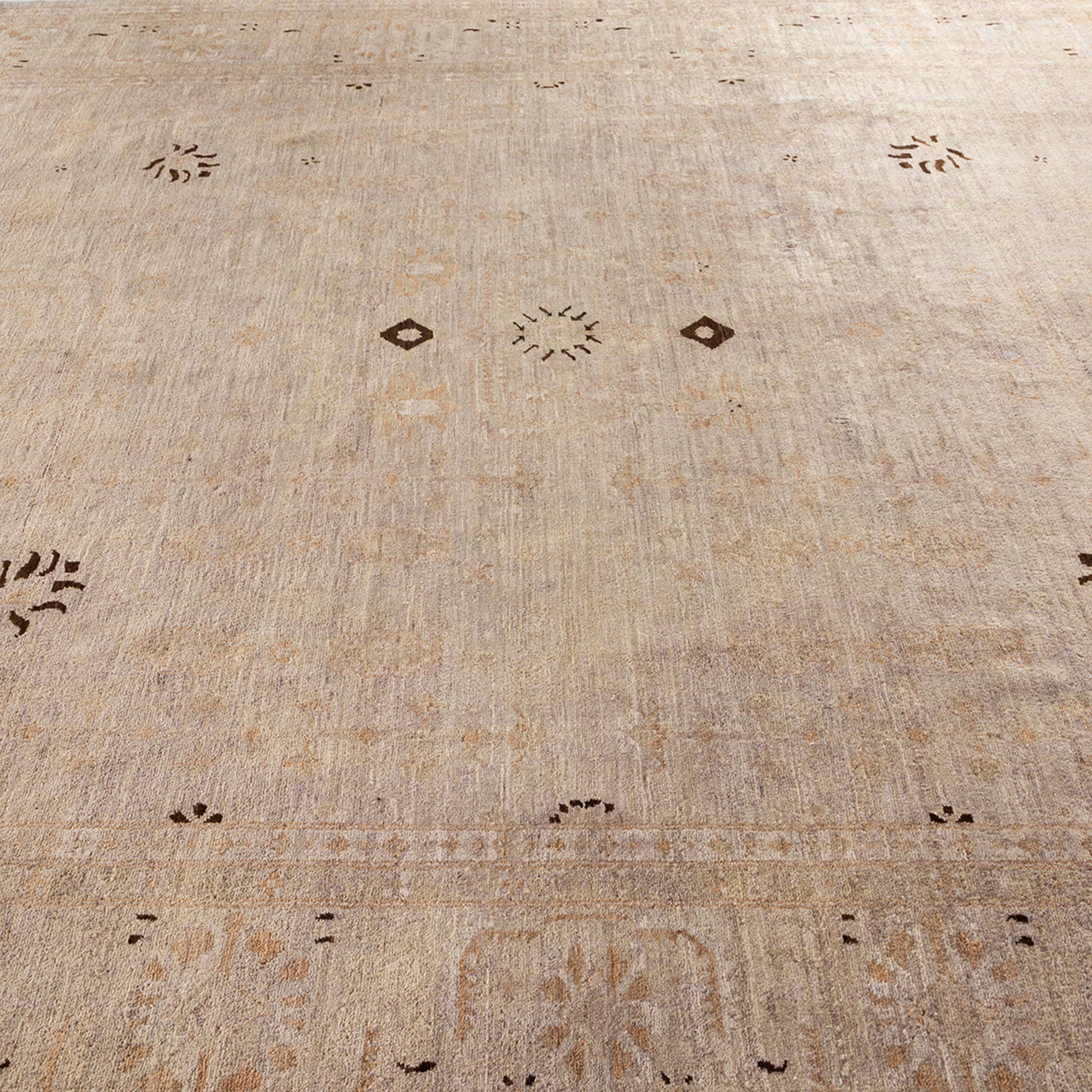 Natural Transitional Wool Rug - 9'2" x 11'7"