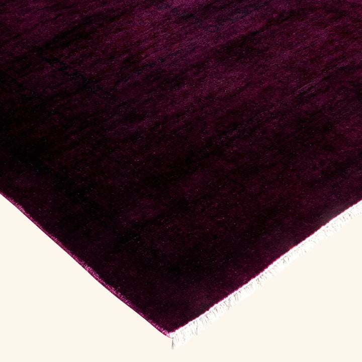 Pink Transitional Wool Rug - 10'2" x 13'5"