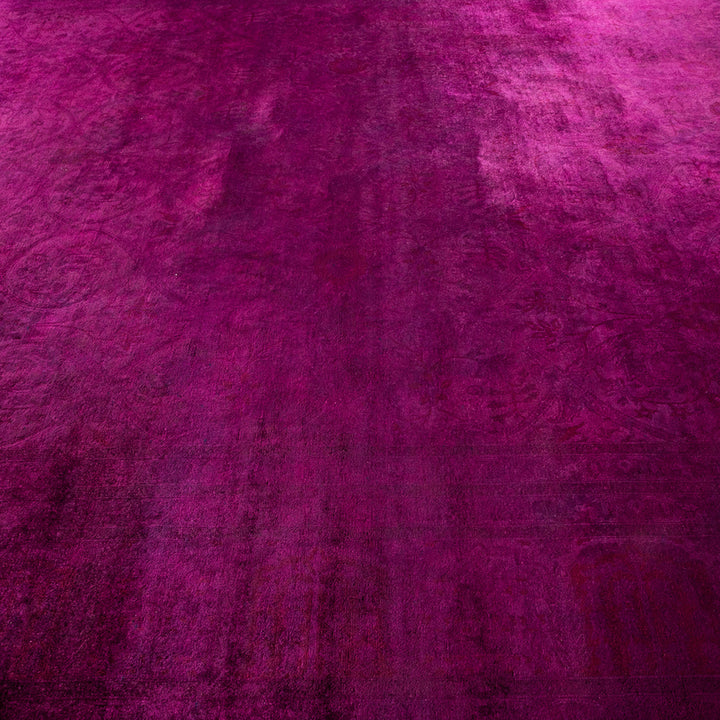 Pink Transitional Wool Rug - 10'2" x 13'5"