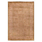 Gold Transitional Wool Rug - 4'2" x 6'1"
