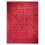 Pink Transitional Wool Rug - 9'2" x 12'4"