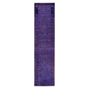 Purple Transitional Wool Rug - 2'5" x 10'2"