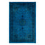 Blue Transitional Wool Rug - 4'8" x 7'2"