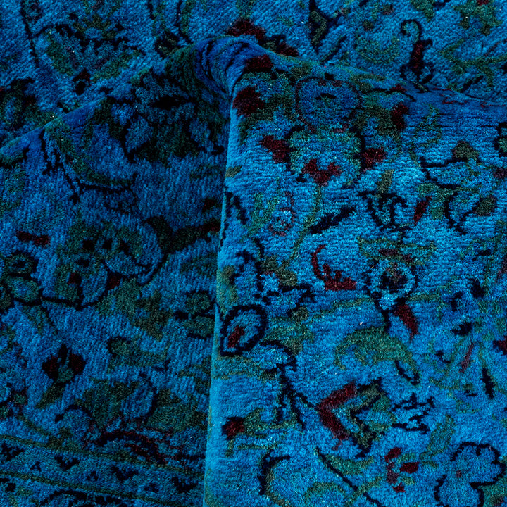 Blue Transitional Wool Rug - 4'8" x 7'2"