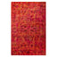 Orange Transitional Wool Rug - 5'2" x 7'10"