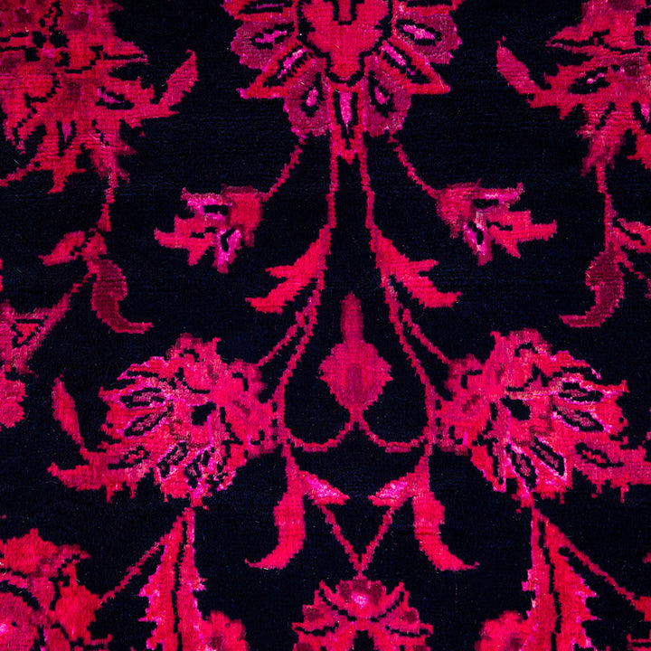 Pink Transitional Wool Rug - 4'8" x 6'10"