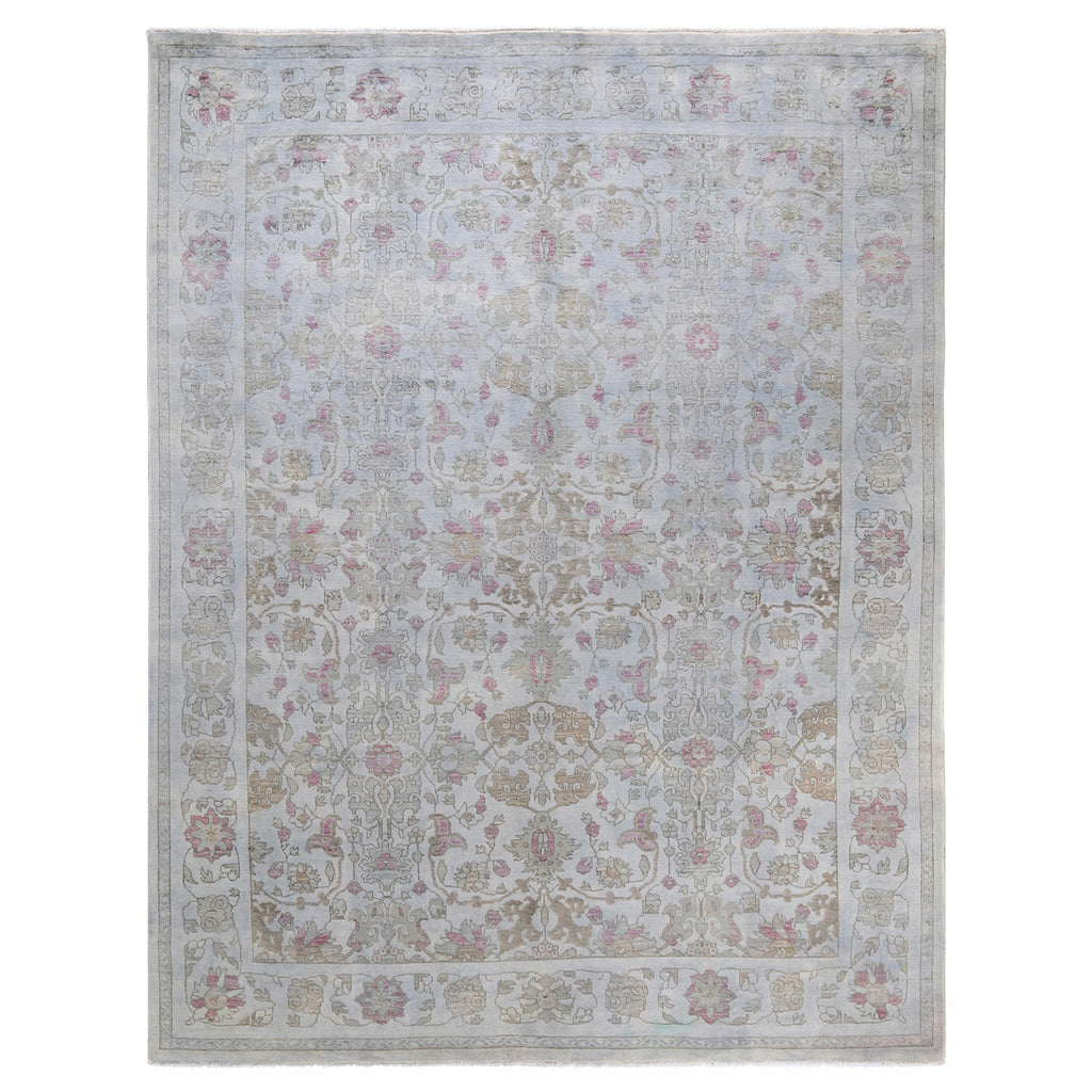 Grey Transitional Wool Rug - 7'10" x 10'1"