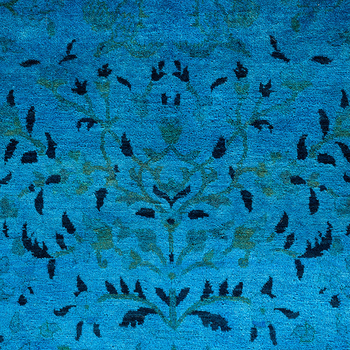 Blue Transitional Wool Rug - 9'1" x 12'