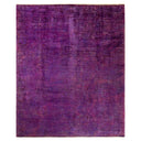 Purple Transitional Wool Rug - 8'1" x 9'10"