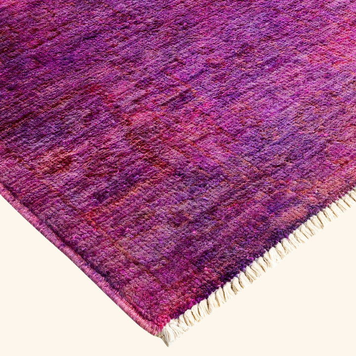 Purple Transitional Wool Rug - 8'1" x 9'10"