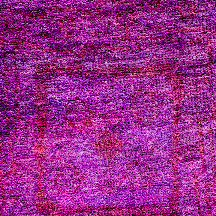 Purple Transitional Wool Rug - 8'1" x 9'10"